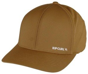 Rip Curl Men's Standard Vaporcool Flexfit Baseball Hat, Gold