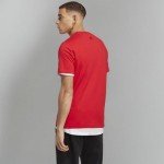 adidas Essentials Linear Logo T-Shirt - Better Scarlet
