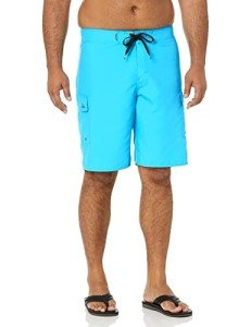Quiksilver Men's Standard Manic 22 Inch Length Cargo Pocket Boardshort Swim Trunk, Hawaiian Ocean, 40