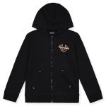 True Religion Boys Sweatshirts and Sweatpants for Kids 2 Piece Clothing Set Fleece Hoodie and Jogger Pants (US, Numeric, 12, Regular, Black)