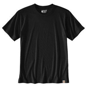 Carhartt Men's Relaxed Fit Lightweight Short-Sleeve T-Shirt, Black