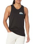 Quiksilver Men's Mw Logo Sleeveless Tank Top Tee Shirt, Black 2, XX-Large