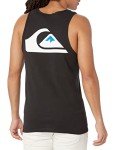 Quiksilver Men's Mw Logo Sleeveless Tank Top Tee Shirt, Black 2, XX-Large