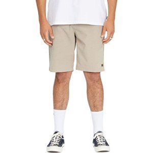 Billabong Men's Crossfire Slub Hybrid Short, Light Khaki