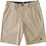 Billabong Men's Crossfire Slub Hybrid Short, Light Khaki