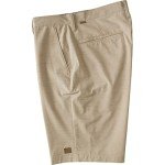 Billabong Men's Crossfire Slub Hybrid Short, Light Khaki