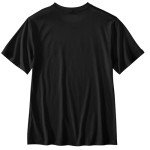 Carhartt Men's Relaxed Fit Lightweight Short-Sleeve Script Graphic T-Shirt, Black