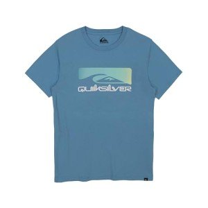 Quiksilver Boys' Short Sleeve Screen Print Graphic T-Shirt, Soft, Comfortable, Regular Fit, Niagra Shadow Cast, 10-12