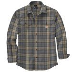 Carhartt Men's Heavyweight Plaid Flannel Shirt