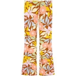 Billabong Girls' Tell Me Elastic Waist Flared Pants, Cacao Tropic