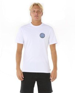 Rip Curl Men's Wettie Passage Icon T-Shirt, White 251