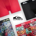 Quiksilver Boys Underwear 4 Pack Boxer Briefs for Boys 6-18 Durable Stretch Breathable Moisture Wicking