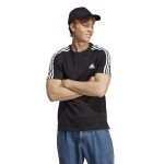 adidas 3-Stripes Essential T-Shirt - Black/White