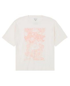 Billabong Girls' Premium Short Sleeve Oversized Logo Graphic T-Shirt, Salt Crystal