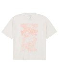 Billabong Girls' Premium Short Sleeve Oversized Logo Graphic T-Shirt, Salt Crystal