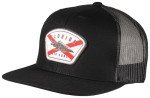 Rip Curl Destinations Trucker Hat, Mesh Back Cap, Snapback for Men, Adjustable, Black/Red