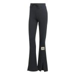 adidas Women’s Black Ribbed Flared Lounge Pants