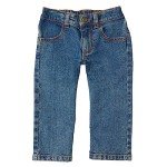 Carhartt Baby Boys Relaxed Fit Denim 5-Pocket Bootcut Jeans, Medium wash, 18 Months