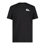 Quiksilver Boys' Short Sleeve Rashguard Surf Shirt with UPF 50+ Sun Protection, Kid's Swim Top, Black Everyday