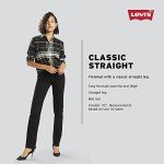 Levi's Women's Classic Straight Jeans (Standard and Plus), (New) Lapis Speed, 28 Regular