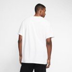 Nike Men's Standard Sportswear Tee Just Do It Swoosh, White/Black, Small