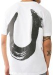 True Religion Men's Relaxed OVERT Painted TEE, Optic White