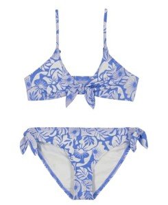 Billabong Girls' Two-Piece Bikini Swimsuit Set, UPF 50+ Sun Protection, Quick-Dry Bathing Suit, Outta The Blue