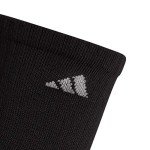 adidas Women's Athletic Cushioned Crew Socks with Arch Support, 6-Pack, Durable, Moisture-Wicking, Black/Aluminum 2, Medium