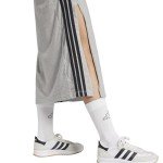 adidas Women's Essentials 3-Stripes Long Racerback Dress, Medium Grey Heather/Black