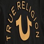 True Religion Boys Tee Shirts Short Sleeve Cotton T-Shirt for Boys Graphic Tees Black-Gold