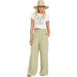 Billabong Women's Logo Crop Short Sleeve Tee, Whitecap