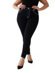 True Religion Women's Jennie Mid Rise Curvy Fit Skinny Ankle Jean, Sample Body Rinse, 30