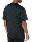 Quiksilver mens Solid Streak Short Sleeve Tee Rash Guard Shirt, Black, Medium US