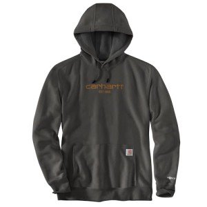 Carhartt Men's Standard, Carbon Heather/Carhartt Brown, X-Large