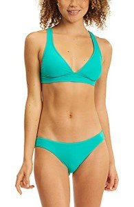 Billabong Women's Classic Banded Tri Bikini Top, Tropic Shore, Medium