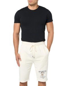 True Religion Men's Tiger Shorts, Winter White