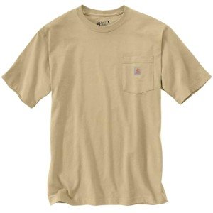 Carhartt Men's Relaxed Fit Lightweight Short-Sleeve Pocket C Graphic T-Shirt, Beach, X-Large