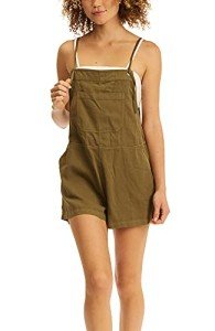 Billabong womens Out N About Overall Casual Shorts, Sage, X-Small US