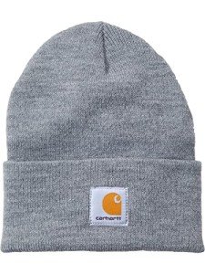 Carhartt Heather Grey Knit Cuffed Beanie
