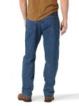Rustler mens Classic Relaxed Fit Jeans, Dark Stonewash, 32W x 30L US