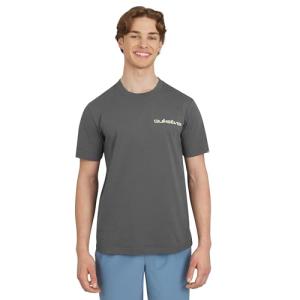Quiksilver Men's Soft Cotton Premium Tee Short Sleeve T-Shirt, Iron