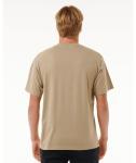 Rip Curl Men's Pill Icon Short Sleeve T-Shirt, Sand Dune