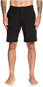 Quiksilver Men's Black Hybrid Amphibian Water Shorts