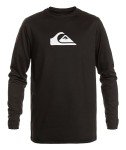 Quiksilver Men's Black Long Sleeve Surf Shirt