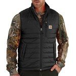 Carhartt Black Gilliam Vest for Men, XL