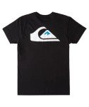 Quiksilver Men's Black Logo Short Sleeve Tee