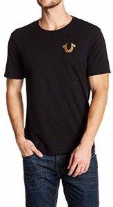 True Religion Men's Metallic Big Buddha Tee - Black