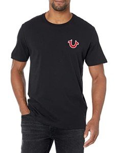 True Religion Buddha Logo Black Crew Neck Tee