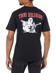 True Religion Buddha Logo Black Crew Neck Tee