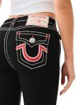 True Religion Women's Black Joey Flare Jeans